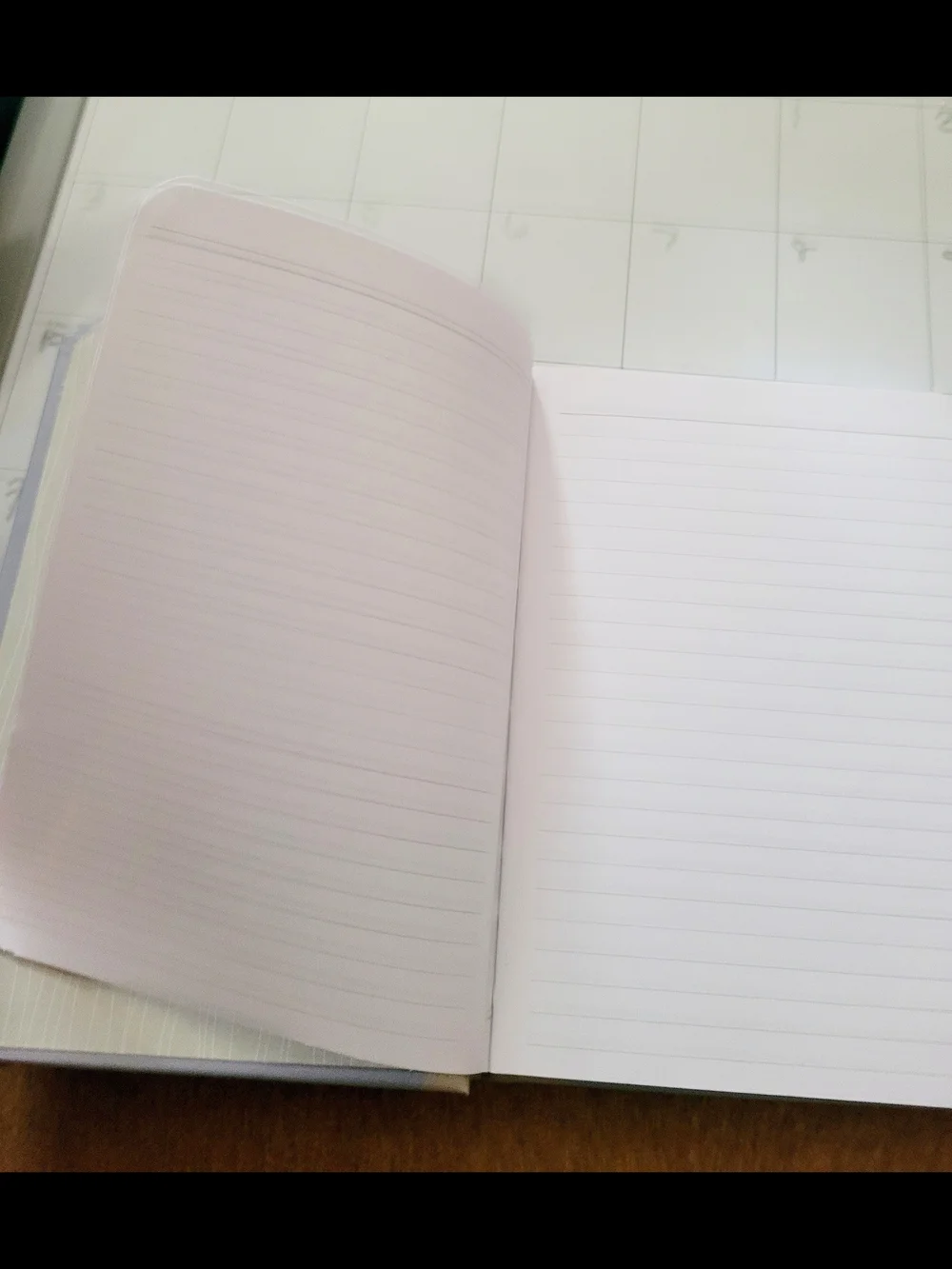 Caliber (Take Note) Diagonal Two-Tone Hardcover Journal - Beige & Light Blue